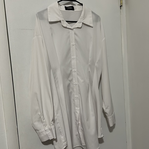 Bottom Down Corset Shirt Dress - Picture 3 of 6